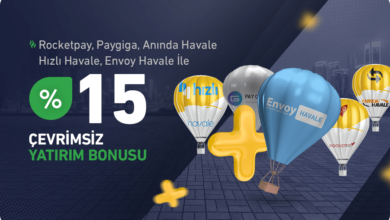 Envoy Havale - Anında Havale - Çevrimsiz Yatırım Bonusu