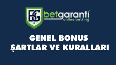 Betgaranti Genel Bonus Şartlar Ve Kurallar