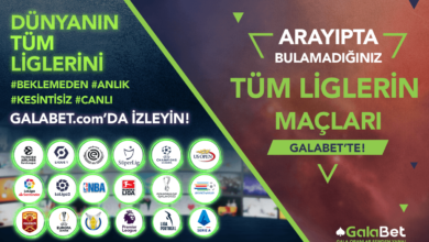 Galabet'te Tüm Liglerin Maçları