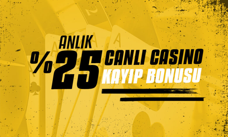 Kolaybet Anlık Canlı Casino Kayıp Bonusu