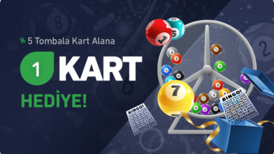 5 Tombala Kartı Alana 1 Kart Hediye !