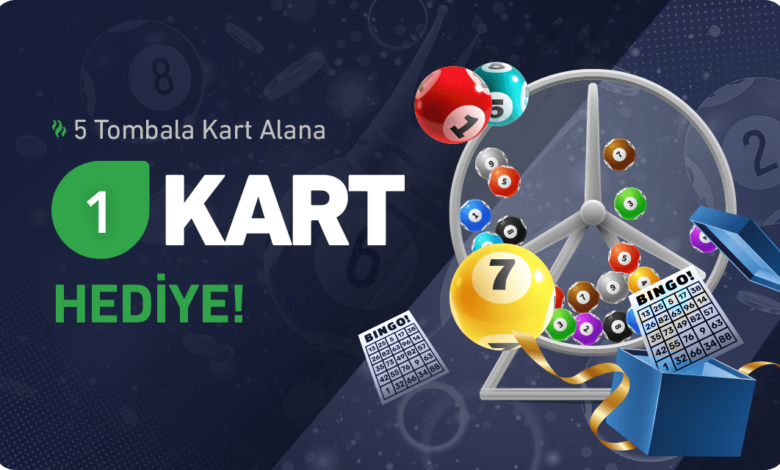 5 Tombala Kartı Alana 1 Kart Hediye !
