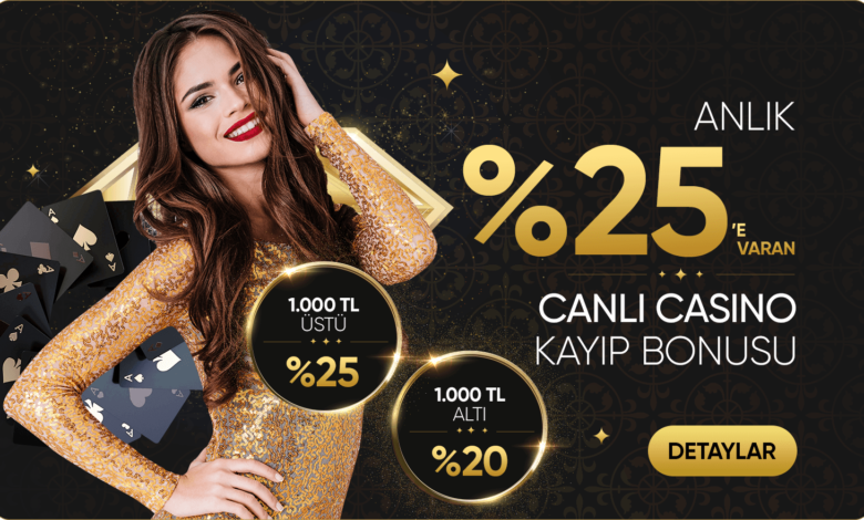 Vippark Anlık Canlı Casino Kayıp Bonusu