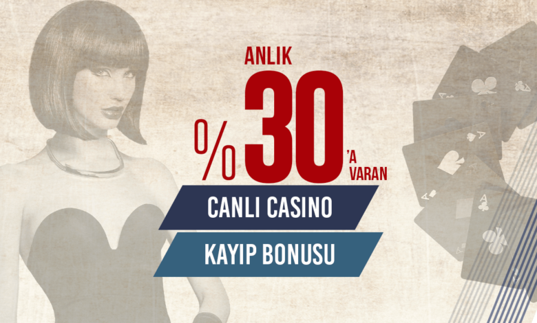 Oleybet Canlı Casino Kayıp Bonusu